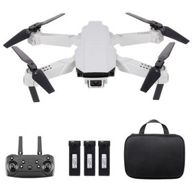 Resim Vkemall S62 Mini Katlanabilir Drone: Yüksek Sabit, Hız Kontrolü, Tek Tık Kalkış/iniş, 3 Pil Gümüş 