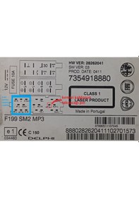 Resim Doblo Linea Delphi Teypler için Mp3 Modül 