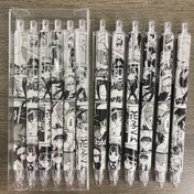 Resim 6'lı Anime Kalem Seti, Orta Uç, Su Bazlı Mürekkep, Dayanıklı Plastik, Ofis ve Okul Kırtasiye 