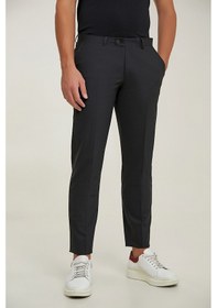 Resim D's Damat Ds Damat Comfort Fit Siyah Düz Travel Kumaş Pantolon 5he03ob35322m 001 