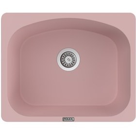 Resim Polex Cristal Lux Granit Eviye Oulin Pembe 