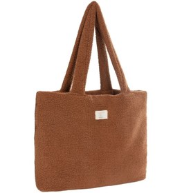 Resim Minimal Peluş Anne-Bebek Bakım Çantası - Karamel 