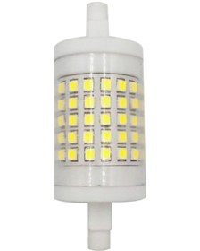 Resim Xindoker R7s Tabanlı Mısır Işığı 220-240v 10w 75 Led 360 Aydınlatma Sürekli Dimmable Ip42 Su Geçirmez Beyaz Işık 