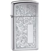 Resim Ehediye Zippo Çakmak Slim Ince Bayan Venetian 1652-000074 
