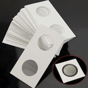 Resim 100 Adet Premium Karton Madeni Para Kovanları Koleksiyoncular İçin - 8 Boyut, Şeffaf Pencere, Madeni Paralar, Çeyrekler, Jetonlar & Madalyalar İçin İdeal 