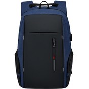Resim 17 İnç Laptop İçin Laptop Sırt Çantası, Usb Portlu, Modaya Uygun Su Geçirmez Sırt Çantası Laptop Çantası 