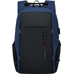 Resim 17 İnç Laptop İçin Laptop Sırt Çantası, Usb Portlu, Modaya Uygun Su Geçirmez Sırt Çantası Laptop Çantası 