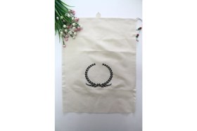 Resim Emtory Home Büyük Boy Başak Baskılı Askılı Bakliyat & Ekmek Torbası 50X40CM 