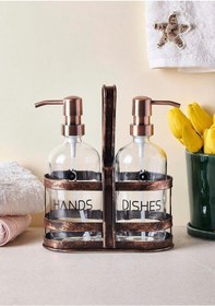 Resim Rame Sıvı Sabunluk Seti - 2x500 Ml Yuvarlak Çok Renkli 