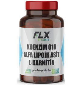 Resim Koenzim Q-10 Alfa Lipoik Asit L-karnitin Coenzyme Q10 100 Mg 60 Tablet 