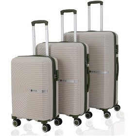 Resim Mçs Üçlü Polipropilen Valiz Seti V374 S21yy1000006-set 11150 Kemik/haki 