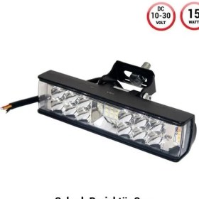 Resim Carub Projektör Sis Farı 10-30V15W Çakar Beyaz- Sarı15X3,5 