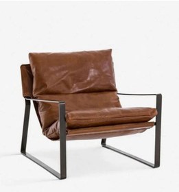 Resim SLLER Portatif Metal İskeletli Berjer, Modern Metal İskeletli Portatif Tekli Koltuk 