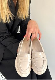 Resim No 35 Narli Bej Rugan Oxford Ayakkabı - Lisinya 