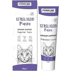 Resim Foodline Sterilised Kısır Kediler Malt Macun 100 Gr, Kısır Kediler Için Tüy Yumağı Önleyici 