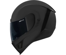 Resim Icon Airform Dark Kapalı Motosiklet Kaskı Mat Siyah 