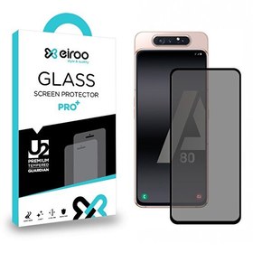 Resim Samsung Galaxy A80 Full Privacy Tempered Glass Cam Ekran Koruyucu 