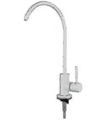 Resim Lavabo İçin Su Filtreli Musluk - Ro Sistemli Paslanmaz Çelik Musluk Beyaz 