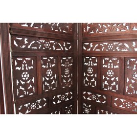 Resim Genel Markalar Ahşap Maun Rengi El Oyması Paravan NO:A 