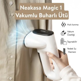 Resim Neakasa Magic 1 Vakumlu, Buharlı - Kırışıklık Giderici / Dikey Ütü 