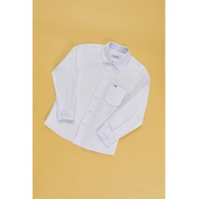 Resim U.s. Polo Assn. Erkek Çocuk Beyaz Gömlek Desenli 50324676-VR013 