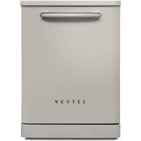 Resim Vestel BM 5011 Retro Bej Bulaşık Makinesi 