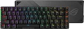 Resim ASUS ROG Falchion NX%65 Kablosuz RGB Oyun Mekanik Klavyesi | ROG NX Kırmızı Doğrusal Anahtarlar, PBT Doubleshot Tuşlar, Kablolu / 2.4G Hz, Dokunmatik Panel, Klavye Kapağı Kılıfı, Makro Destek, Siyah 