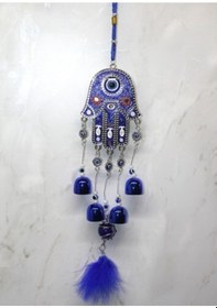 Resim 9073233900097drvs - Metal Nazar Boncuğu Çan Model 18 Çok Renkli 