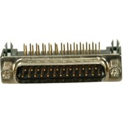 Resim 25'Pin Erkek D-Sub 90 Derece Konnektör 