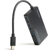 Resim Dark Connect Master 4 Adet USB 3.1 Port USB Type-C HUB (DK-AC-USB31X4) 