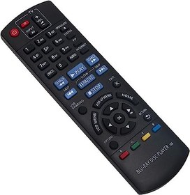 Resim VINABTY N2QAYB001033 Yedek Uzaktan Kumanda - N2QAYB001033 Blu-Ray Yedek Uzaktan Kumanda Panasonic IR6 Blu-Ray Disc Player SC-BTT500EBS SC-230EBS SA-BTT400EBK SC-BTT282 SCVBTT100EBK Remote için 