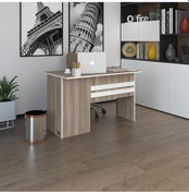 Resim Kenzlife Ofis Masası Kamikaze Crd Sağ 75 170 60 Kilitli Kapaklı Dolap Şeritli Bilgisayar Çalışma Masası 