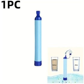 Resim Willowhaven Mavi 1 Adet Taşınabilir Su Filtresi Kampçılık Doğa Yürüyüşü Acil Durum Abs 