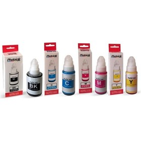 Resim Photoink Canon G3400 4 Renk Mürekkep 135 Ml - 70 Ml Gı-490 