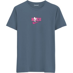 Resim Kitty Nike - Regular Tshirt - 4XL / Mavi 
