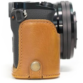 Resim MegaGear Sony Alpha A6300, A6000 (tek Dip) Deri Fotoğraf Makinesi Kılıfı 