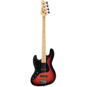 Resim Schecter Diamond-J LH Solak Bas Gitar (3-Tone Sunburst) 