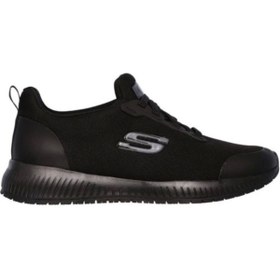 Resim Skechers Kadın Work Squad Kaymaz Runner 77222EC BLK Skechers Kadın Work Squad Kaymaz Runner 77222EC BLK