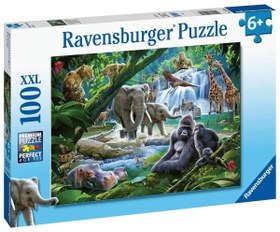 Resim Ravensburger 100 Parça Puzzle Vahşi Hayvanlar 129706 