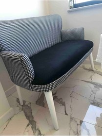 Resim Azra Mobilya Çay Seti Oturma Grubu Oturma Takımı Koltuk Takımı Ahşap Mobilya Takımı Balkon Bahçe Mobilyası Siyah 