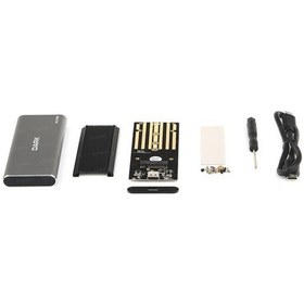 Resim Dark USB Type C M.2 NVMe Disk Kutusu 30/42/60/80mm Alüminyum Malzeme ile Hızlı Veri Transferi 