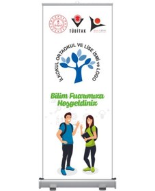 Resim Bilim Fuarı Roll Up Banner-7 Tek Ebat 