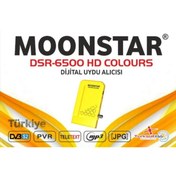 Resim Moonstar Dsr-6500 Hd Colours Sarı Uydu Alıcısı 