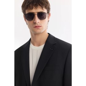 Resim AVVA Erkek Mono Yaka Kapaklı Cep Çift Yırtmaç Astarsız Lıghtweıght Comfort Slim Fit Ceket A61Y4009 
