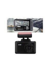 Resim 4k Çift Kamera Araba Dashcam Wifi , Gece Görüşlü, 170 Geniş Açılı Suya Dayanıklı Araç Kamerası 