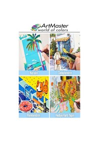 Resim A4 Eskiz Defteri 50 Yaprak 100 Gr 1 Adet 36 Renk Marker Kalem Çift Taraflı Touch Çift Uçlu Eskiz Defteri Boya Seti 