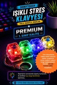 Resim ShinyTouch Işıklı Klavye-Click Sesli Stres Giderici Oyuncak 