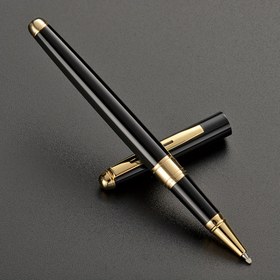 Resim Yeni ürün 2024 Lüks İş Düğünü Kalem Hediye Siyah ve Mavi Mürekkep Sevimli 0.5mm Metal Jel Dolma Kalem 