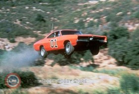 Resim 1:43 Norev 1969 Dodge Charger General Lee Orange Jet Car 