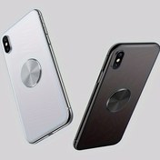 Resim 2 adet Metal Plaka Disk Demir Levha Manyetik Araba Telefon Tutucu için Manyetik Cep Telefonu Kılıfı Standı Braketi Akıllı Telefon Aksesuarları Arka Sticker Daire Halka Plakaları 